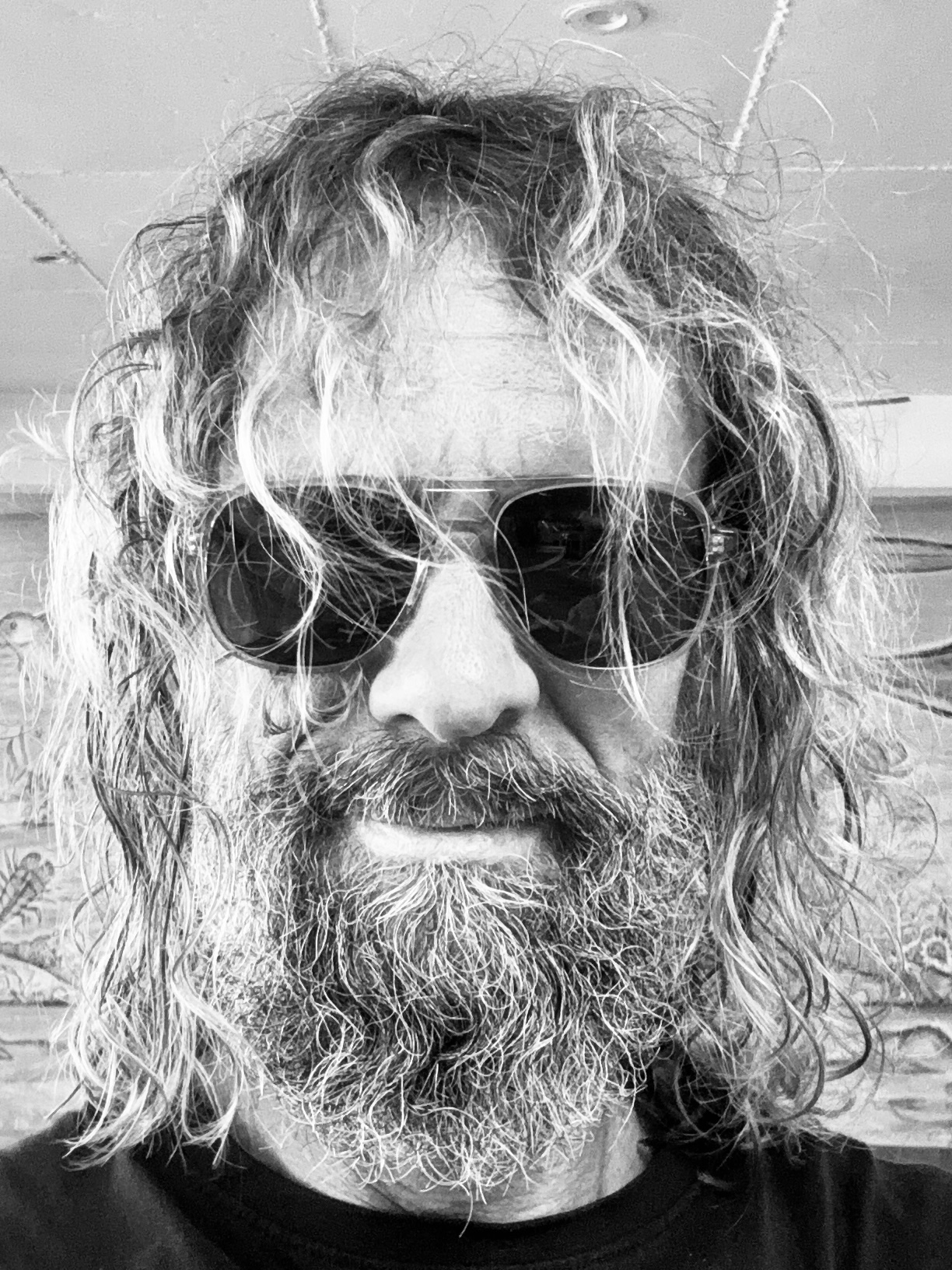 Black and white portrait of Gregor Wacker